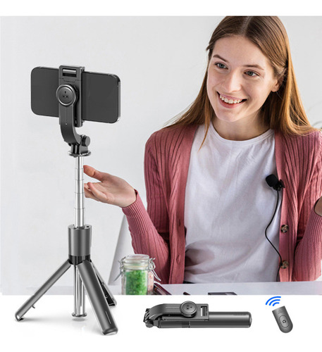 Teléfono Portátil Bluetooth R, Bastón Para Selfies, Acero In