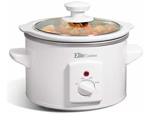 Olla De Coccion Lenta Elite Gourmet Mst-250xw, 1.5 Cuartos D