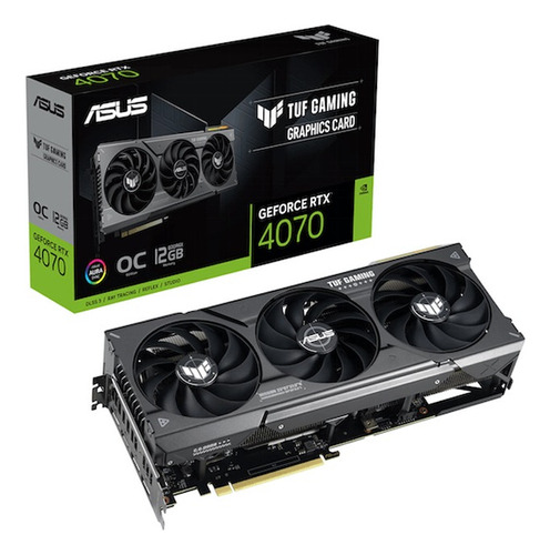 Tarjeta De Video Asus Geforce Rtx 4070 12gb Gddr6x Con Dlss