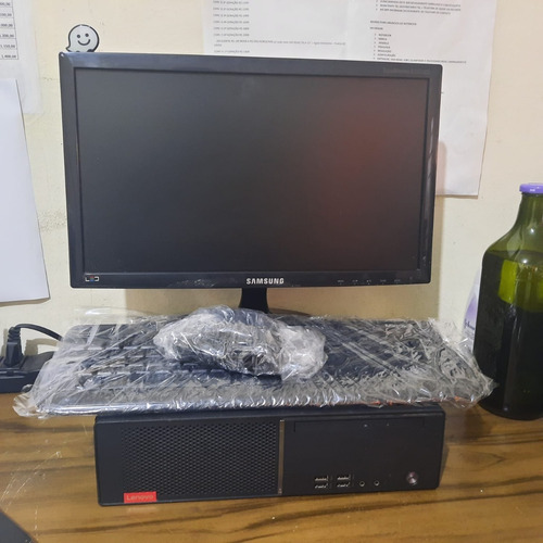 Imagem 2 de 4 de Kit Computador Lenovo Sff V520s I5 + Monitor 19 Polegadas +