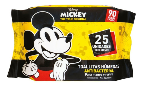 Pack X3toallitas Humeda Antibacteriales X25und Mickey Mouse