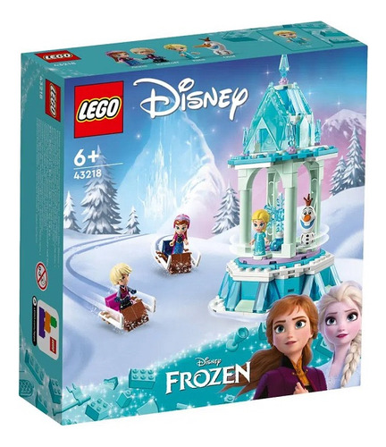 Lego Disney Carrossel Magico Da Anna E Da Elsa 43218