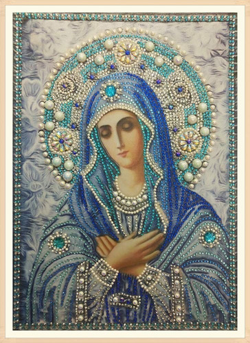 5d Diy Diamond Painting Pintura Diamante Virgen Maria 30x40c