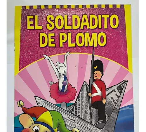 Libro Clasicos Para Pintar Y Leer El Soldado De Plomo Mawis 