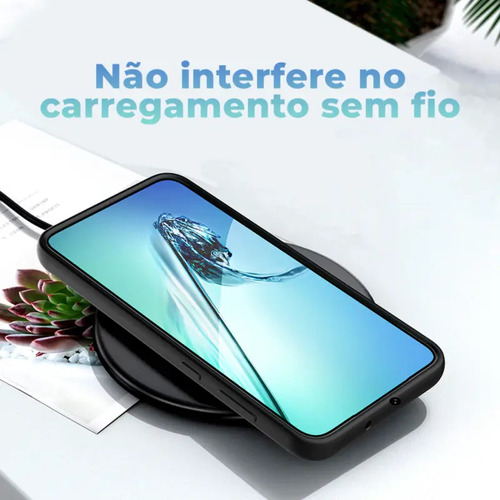 Capa Capinha Silicone Aveludada Preta Para Galaxy Note 9