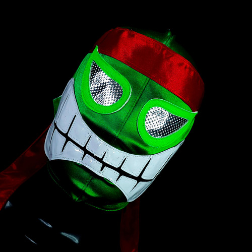 Mascara Luchador Semiprofesional Tortuga Lucha Libre Rafael