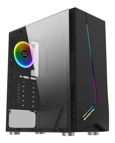 Gabinete Xigmatek Eros Atx Rainbow Led Front Panel Fan Rgb