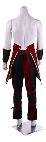 Woshow Mortal Kombat Liu Kang Fantasia Masculino Liu Kang T