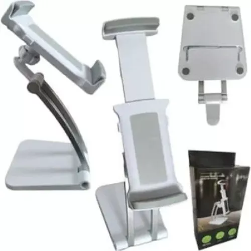 Soporte Stand De Mesa Metal Abs 360 Para iPad Tablet Celular