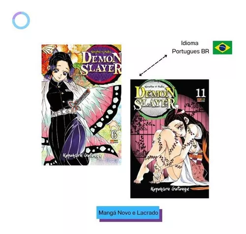 Demon Slayer, Kimetsu No Yaiba, Mangá Volume 11 Ao 16 - Kit