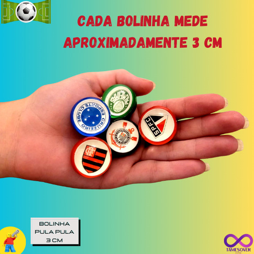 Bolinha Pula Melhor Clube Futebol Campeão Coleção Europa Ful Times