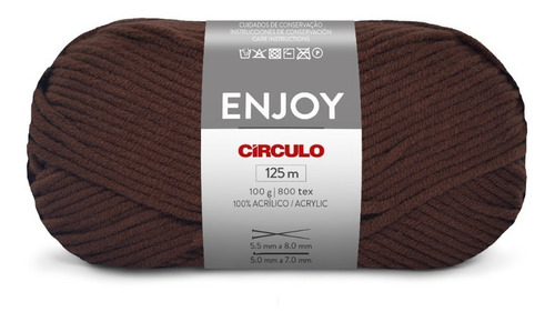 Lã Enjoy 100g Circulo - Tricô / Crochê Cor 7869 - Águia