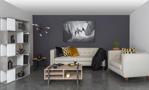 Sofa Drake Gris Claro Këssa Cdmx