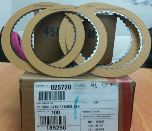 Discos Para Caja C4 Y C5 Reversa 65