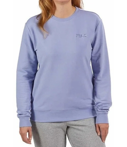 Sueter Sweater Abrigo Marca Fila Para Dama Color Lila - S 