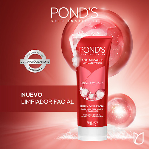 Espuma Facial Ponds Age Miracle X100gr Original