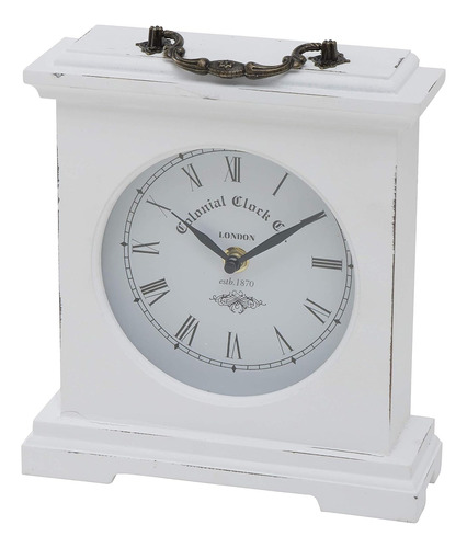 Iconic Colonial - Reloj De Mesa, Números Romanos, Esti...