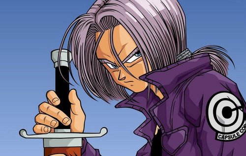 Trunks Del Futuro Poster Po134 45x30 Dragon Ball Z Cell