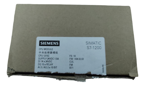 Simatic S7-1200 Siemens 6es7215-1hg40-0xb0