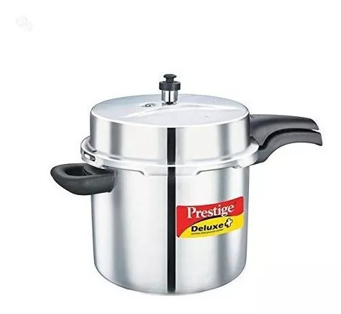 Prestige Deluxe Alpha - Olla a presión con base de inducción, 8 litros,  acero inoxidable