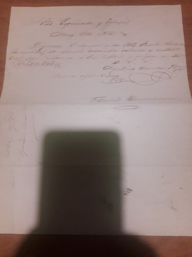 Recibo De Pagó De Una Deuda Del 13 De Mayo 1878