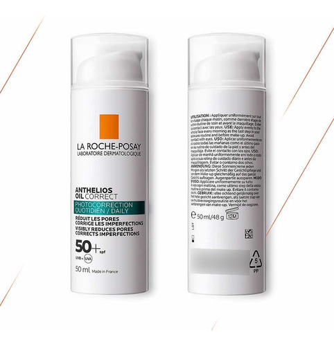 Protector Solar Reductor De Poros Anthelios Oil Correct 50ml