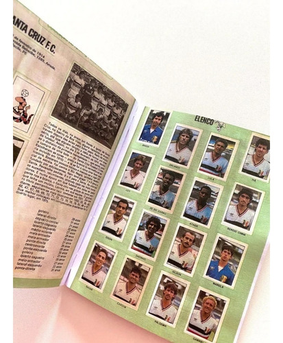 Álbum Figurin Copa União 1987 Flamengo Sport Meio Ofício Rep