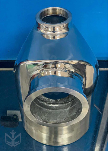 Escapamento Curva Inox Náutico Motor Volvo Penta D12