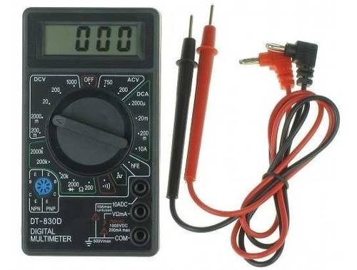 Multitester Digital Multímetro Portatil Tester Dt-830b