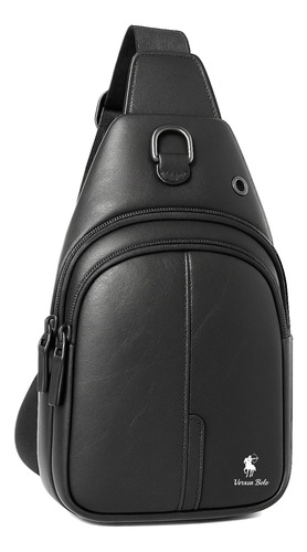Bandolera Morral Verxun Reforzado Calidad Genuino Negro