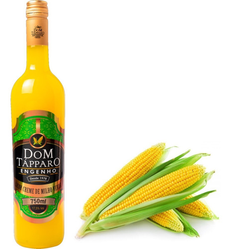 Licor de cachaça creme Dom Tápparo milho verde 750ml