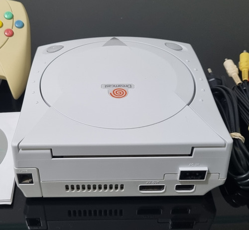 Console Sega Dreamcast Va1 Completo + 3 Jogos, Logo Vermelho. (Usado)