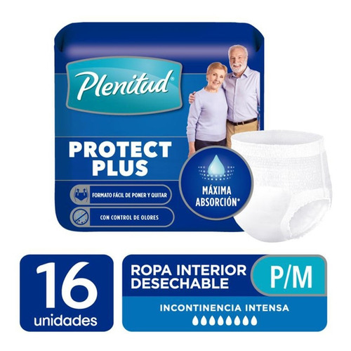 Pañal Plenitud Protect Plus P/m - Unidad a $4127