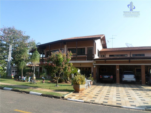 Imagem 1 de 30 de Casa Residencial À Venda, Condomínio Chácara Flora, Valinhos. - Ca1401