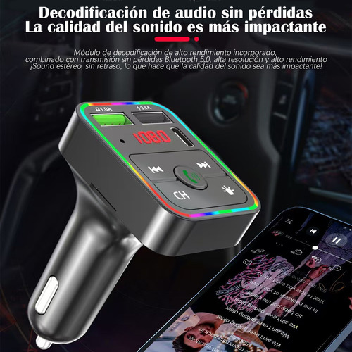 Transmisor Receptor De Adaptador Bluetooth Para Auto Estéreo