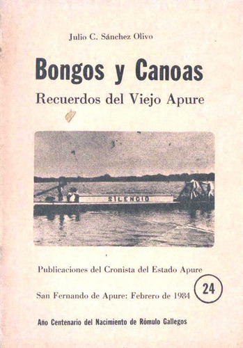 Bongos Y Canoas Recuerdos Del Viejo Apure