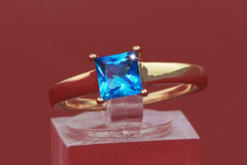 Imagen 2 de 10 de Anillo Compromiso Oro 18k Regalo Mama Fiesta Exquisito Fino