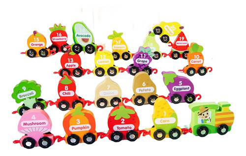 Building Blocks Words Train Set Educación Temprana Para