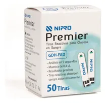 Comprar Tiras Reactivas Laminas Cintas Nipro Premier X 100 Und