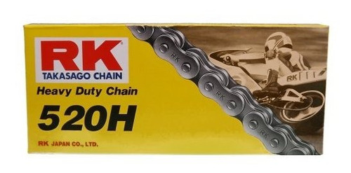 Rk Racing Chain M520hd88 520 Series 88links Cadena Estandar