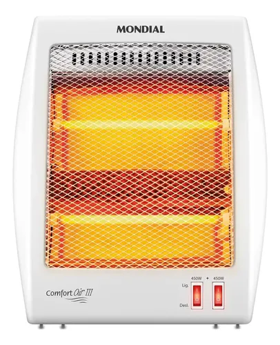 Aquecedor Quartzo Comfort Air III Mondial Branco 900W A-16