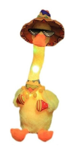 Juguete De Pato Luminoso Baila Canta Y Repite Voz Tik Tok