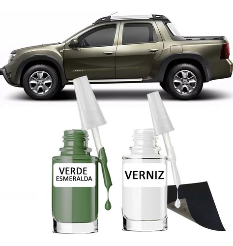 Tinta Tira Risco Automotivo Cor Verde Emerald