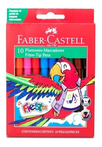 Faber-castell 30302 Marcadores Fiesta X10