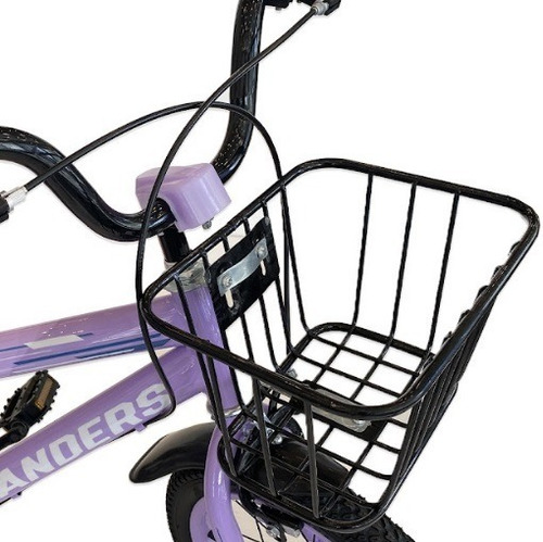 Imagen 6 de 9 de Bicicleta Infantil Niña Rodado 14 Randers Violeta