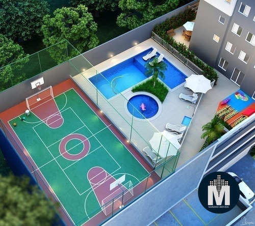 Imagem 14 de 15 de Em Obras Apto 2 Quartos 45m², C/ Varada Gourmet, Vaga E Lazer !! - Lm117