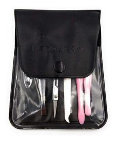 Kit De 6 Piezas Manicure Con Practico Estuche De Transporte