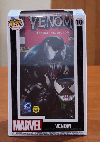 Funko Pop Cómic Covers Venom #10 Glows Exclusivo Px