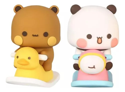 Bonito Oso De Peluche Bubu+dudu, 24 Cm, Juego De Adornos (4