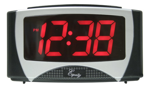 Reloj Despertador Pantalla Led 1,2  Color Negro